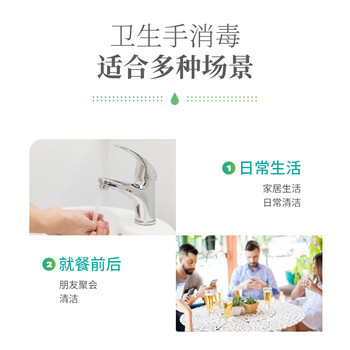 秝客 便携水洗洗手液30ml  成人家用儿童旅行装 水洗清洁青苹果香型