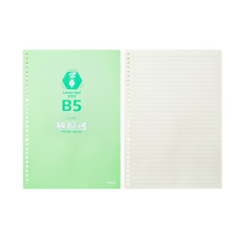 晨光（M&G）B5/26孔活页本替芯英语款记事本笔记本横线活页内芯线圈纸HB5A10B 100张/包