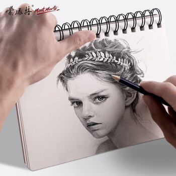 蒙玛特(Mont Marte)a5素描本 素描纸加厚速写本儿童手绘画画本 硬面空白本线圈彩铅本画纸MSB0004 速写 马克笔绘画