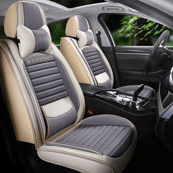 欧玛奴四季亚麻汽车坐垫2016 17年新款东风本田思域1.5 1.