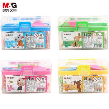 晨光（M&G）文具手工儿童彩泥幼儿园小学生玩具橡皮泥 12色盒装包装颜色随机生日开学礼物【齐思钧同款】