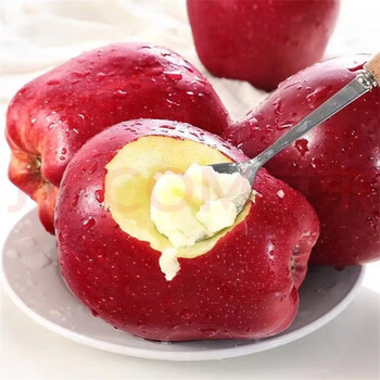 达林果蔬甘肃花牛粉面苹果新鲜水果当季大果粉面刮泥苹果蛇果5个