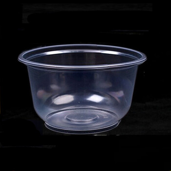 书雅加厚850环保碗一次性碗塑料餐盒凉皮馄饨外卖打包碗可选带盖 850