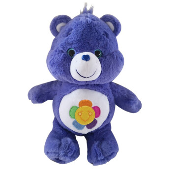 carebears彩虹易怒愛心熊泰迪熊毛絨玩具女孩公仔玩偶布娃娃女生睡覺