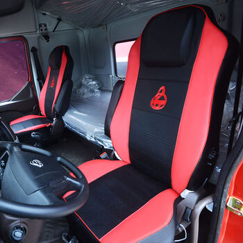 柳汽乘龙h7座套自卸牵引四季坐套新乘龙m3m5大货车装饰全包 全包围