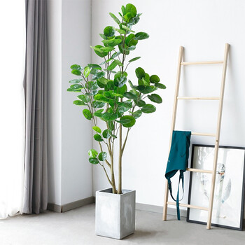 空净 北欧ins风装饰摆件仿真植物金钱兜大型室内客厅落地假绿植盆栽