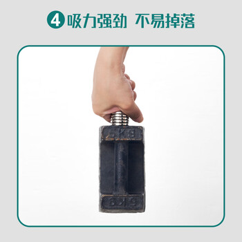 北极熊（Polar bear）强磁磁铁吸铁石磁吸贴片磁吸扣磁性冰箱白板黑板贴圆形钕磁铁直径10*5mm 10个装MG-105