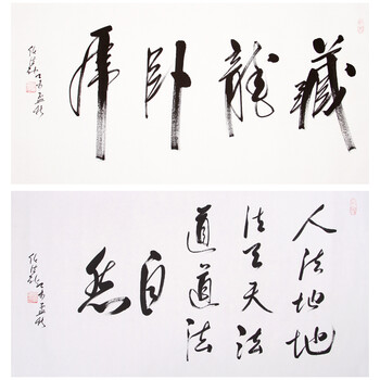 拍一赠一 原道教协会会长任法融精品《卧虎藏龙 诗词》