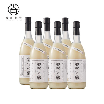 【桃园眷村桃园眷村米酿750ml*12】桃园眷村 桂花米酒 750ml*12 整箱