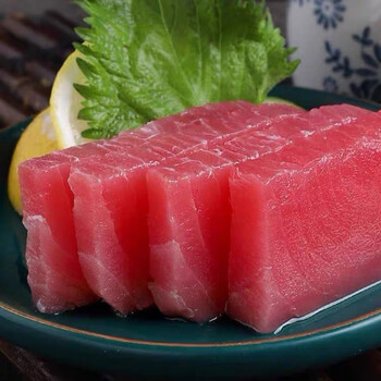 金枪鱼肉无刺无骨海鲜刺身解冻即食生鱼肉惟纳德金枪鱼块4斤