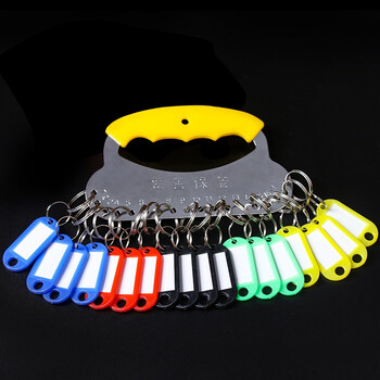 TaTanice 钥匙盘 钥匙环圈钥匙链可标记钥匙扣宿舍钥匙管理收纳用品手提金属钥匙管理牌 18位带标记牌 TaTanice 钥匙盘 钥匙环圈钥匙链可标记钥匙扣宿舍钥匙管理收纳用品手提金属钥匙管理牌 18位带标记牌