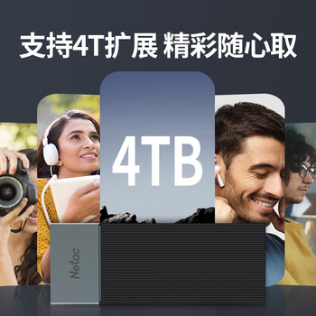 朗科（Netac）USB4.0硬盘盒 40Gbps雷电5/4/3 M.2 NVMe移动硬盘盒 适用苹果Maci电脑笔记本扩展SSD固态外置盒