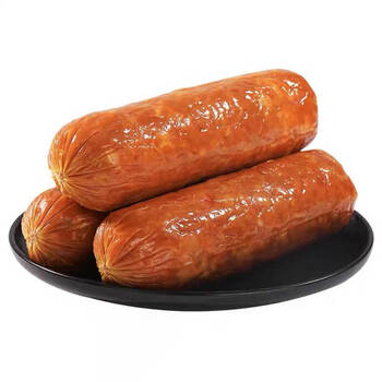 聞风香青岛老火腿340g老式大火腿 正宗山东熏烤鲜猪肉肉肠香肠红肠*2