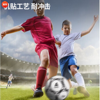 得力安格耐特F1220_4号TPU考试训练贴皮足球（白色+黑色）1个装
