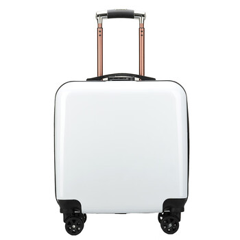 儿童拉杆箱扭扭车行李箱卡通旅行可爱礼品20寸登机箱可坐骑版 白色20