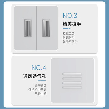 义利德营具内务柜宿舍衣帽物品柜士兵柜铁皮柜储物柜更衣柜 单人钥匙款