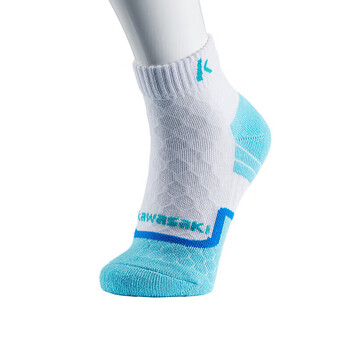 kawasaki川崎专业羽毛球袜运动袜透气包裹加厚毛巾底女款中袜3双装三色 kawasaki川崎专业羽毛球袜运动袜透气包裹加厚毛巾底女款中袜3双装三色