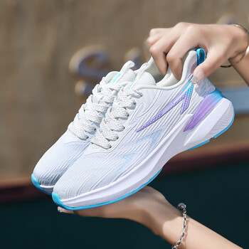 安錔秋季新款跑步鞋女户外马拉松跑鞋轻便透气运动鞋学生休闲户外鞋女