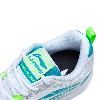 李宁（LI-NING）乒乓球鞋羽毛球鞋鹰眼2.0国家队比赛训练鞋 标准白/浅水蓝 36 