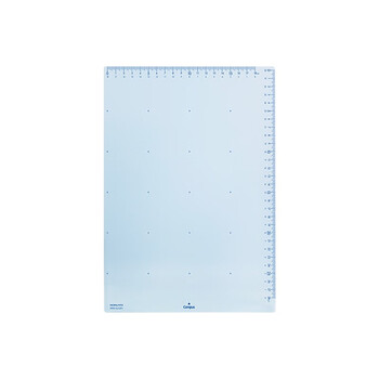 国誉(KOKUYO)学生办公用带尺刻度垫板Campus可夹纸垫板 A4/蓝色 1个 WSG-SJC201B