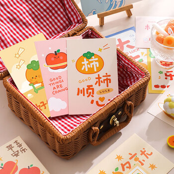 狮洛德 30张盒装明信片 创意礼物留言贺卡装饰激励感谢卡 好柿将至 狮洛德 30张盒装明信片 创意礼物留言贺卡装饰激励感谢卡 好柿将至