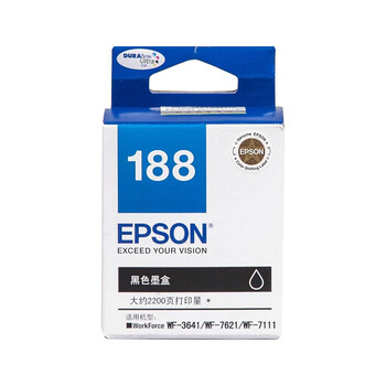 爱普生墨盒(T1884)黄色/1100页 (适用WF-3641/7111/7621/7218/7728机型)