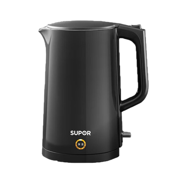 苏泊尔(SUPOR)彩钢双层防烫一键保温无缝内胆304食品级不锈钢1.7L电热壶烧水壶SW-17S15A(含茶垢剂一盒单发) 苏泊尔(SUPOR)彩钢双层防烫一键保温无缝内胆304食品级不锈钢1.7L电热壶烧水壶SW-17S15A(含茶垢剂一盒单发)