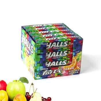 荷氏薄荷糖680g午夜风暴20条特强薄荷糖果多种口味糖果批发炫果缤纷2