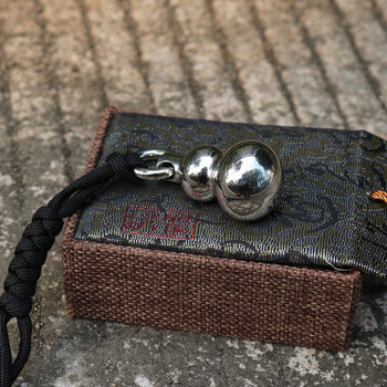 流星锤玩具袖珍流星锤不锈钢实心葫芦edc防身防卫车载自救破窗 小号