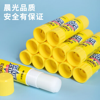 晨光(M&G)文具热门商品25g高粘度固体胶PVP 学生手工固体黏胶 快干耐用胶棒 办公用品 12个装ASG97175 晨光(M&G)文具热门商品25g高粘度固体胶PVP 学生手工固体黏胶 快干耐用胶棒 办公用品 12个装ASG97175