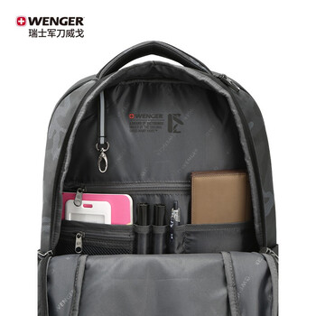 威戈(WENGER)瑞士军刀15.6英寸笔记本电脑包男女商务双肩包出差611857 威戈(WENGER)瑞士军刀15.6英寸笔记本电脑包男女商务双肩包出差611857