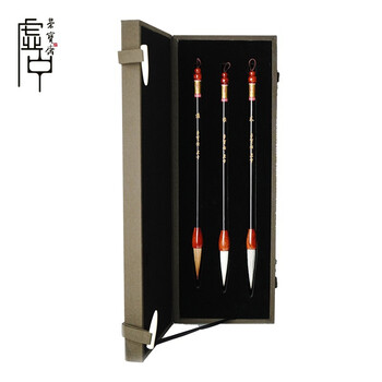 荣宝斋 毛笔套装 狼羊兼毫文房四宝书法国画写意行篆隶楷手作软笔 高档精品礼盒 风雅颂