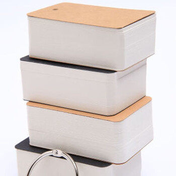 【全网低价】誉禾空白卡片铁圈便签本白色硬卡纸随身便携英语生字记背单词卡记忆环扣式手写记录卡100张2包装5161 【全网低价】誉禾空白卡片铁圈便签本白色硬卡纸随身便携英语生字记背单词卡记忆环扣式手写记录卡100张2包装5161