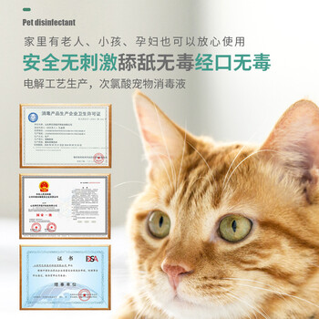 阿巴乔（Abajo）宠物消毒除菌喷雾500ML两瓶 猫狗除菌去异味 舔舐无毒温和无刺激 