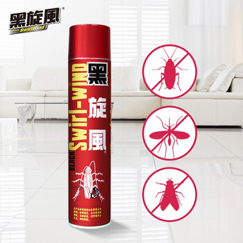 黑旋风热门商品杀虫气雾剂700ml原味基孔肯雅热蟑螂药家用杀虫喷雾蚊蝇
