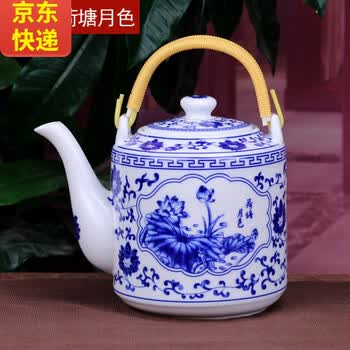 景德镇茶壶- 京东