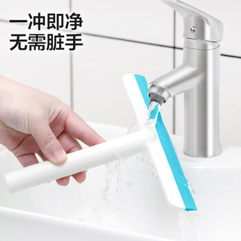 茶花 玻璃刮水器 家用玻璃刮水板玻璃神器清洁器浴室地刮子*