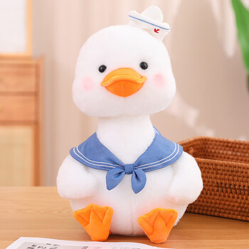 楷越小鸭子公仔仿真柯尔鸭毛绒玩具大白鹅抱枕女生睡觉布娃娃礼物