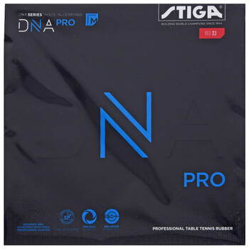 斯帝卡STIGA  乒乓球拍胶皮套胶DNA PRO M 德系涩性套胶 红色2.1