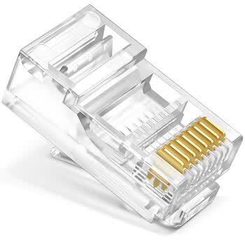 普联 TL-EH5e01-50 超五类非屏蔽网络水晶头 RJ45(50粒 一包）