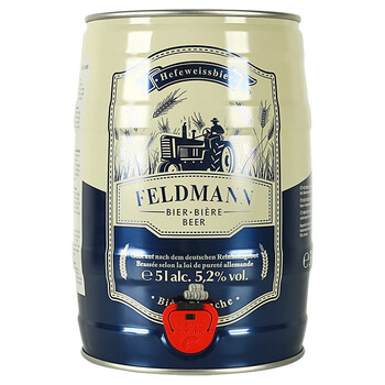 庄员主(farmerhefeweissbier)德国原装进口庄员主白啤5l桶装啤酒 庄园