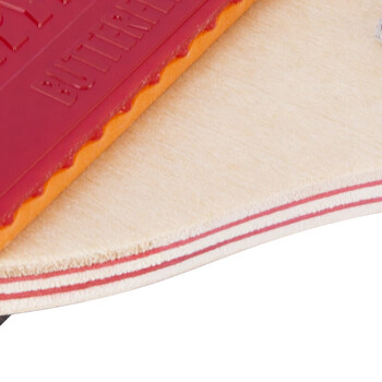 蝴蝶（BUTTERFLY）S四星比赛乒乓球拍成品横拍5层纯木双面反胶