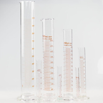 海斯迪克 HKQS-159 玻璃量筒 刻度量筒 高透明度实验室器具 5mL(10个) 海斯迪克 HKQS-159 玻璃量筒 刻度量筒 高透明度实验室器具 5mL(10个)