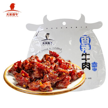 天莱香牛风味牛肉干休闲零食肉干肉脯手撕牛肉干香辣味 图片价格品牌报价 京东