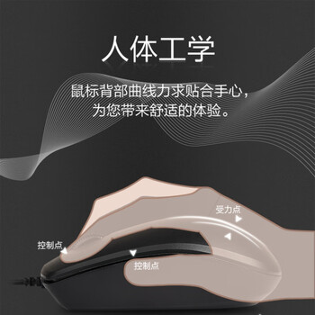 联想（Lenovo） 键盘鼠标套装 键鼠套装 办公家用台式笔记本一键服务键鼠套装 有线键鼠套装 MK618 黑色