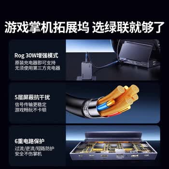 绿联 UGREEN绿联适用steamdeck拓展坞Rogally掌机typec扩展switch CM800-9合1 绿联 UGREEN绿联适用steamdeck拓展坞Rogally掌机typec扩展switch CM800-9合1