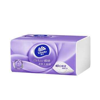 维达（vinda）立体美抽纸100抽抽纸  6包/提 V2833 【V】