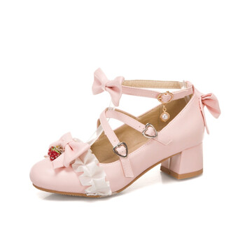 燕珺儿童高跟鞋儿童鞋女萝莉鞋小女孩儿童高跟鞋小学生lolita鞋公主