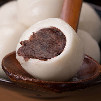 速食元宵食品手工黄米汤圆荠菜芝麻红豆藕粉萝卜丝馅 红豆馅汤圆10个