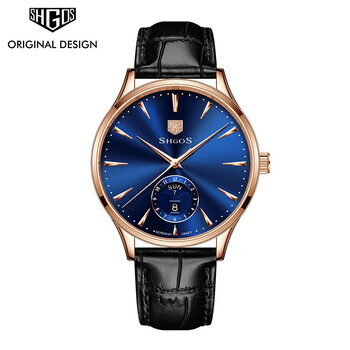 罗格斯(shgos) 手表德国表 月相系列全自动机械表时尚商务进口机芯